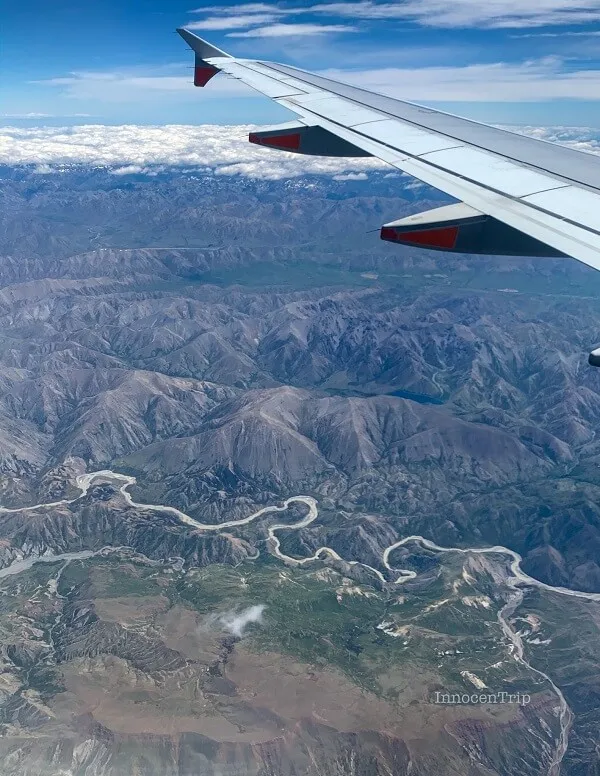 南島上空