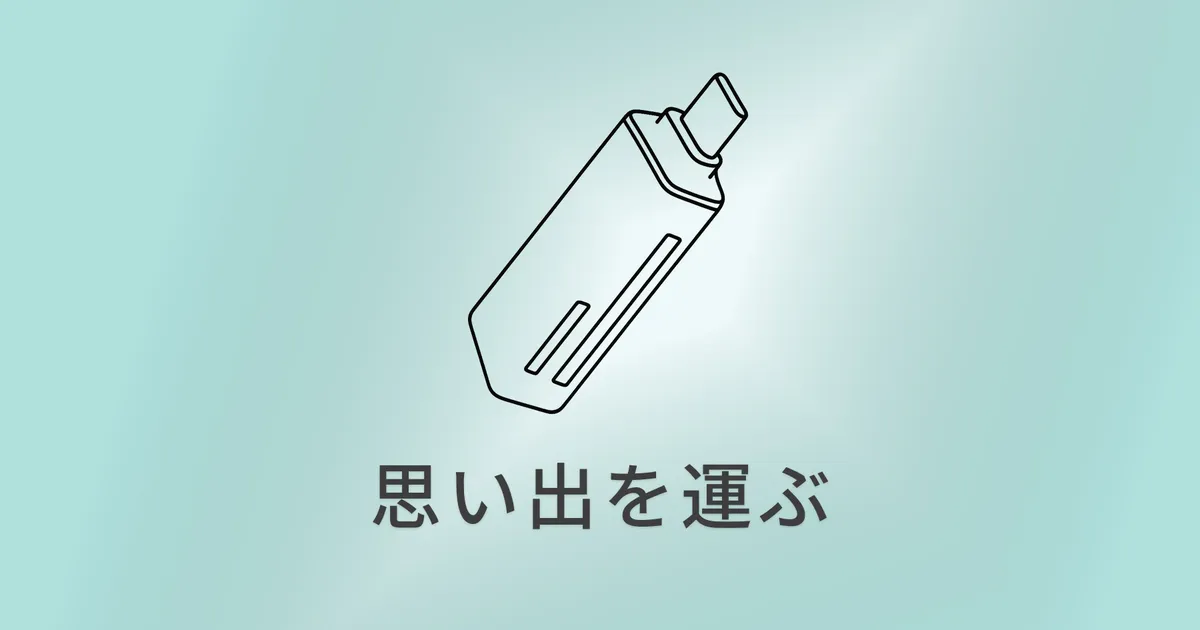 Anker USB-C カードリーダー ― 思い出を運ぶ小さな橋渡し のイメージ