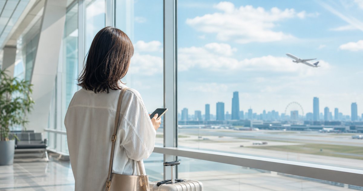 海外ひとり旅のeSIM・Wi-Fi完全ガイド：通信手段の選び方と比較 のアイキャッチ画像